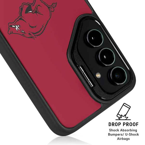 University of Arkansas-Fayetteville Razorbacks Red Logo Galaxy S24 Kickstand Case
